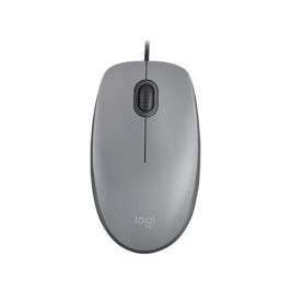 Mouse Logitech M110 Silent Com Fio Cinza