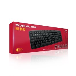 Teclado USB C3Tech KB-M40BK Preto
